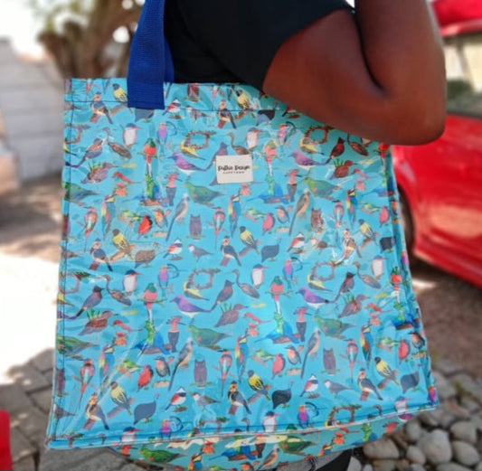 Shopper with Plastic cover